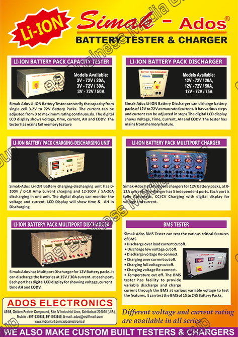 Battery Tester, Battery Charger, Li-Ion Battery Pack Capacity Tester, Li-Ion Battery Pack Discharger, Li-Ion Battery Pack Charging-Discharging Unit, Li-Ion Battery Pack Multiport Charger, Li-Ion Battery Pack Multiport Discharger, BMS Tester Battery Tester, Battery Charger, Li-Ion Battery Pack Capacity Tester, Li-Ion Battery Pack Discharger, Li-Ion Battery Pack Charging-Discharging Unit, Li-Ion Battery Pack Multiport Charger, Li-Ion Battery Pack Multiport Discharger, BMS Tester