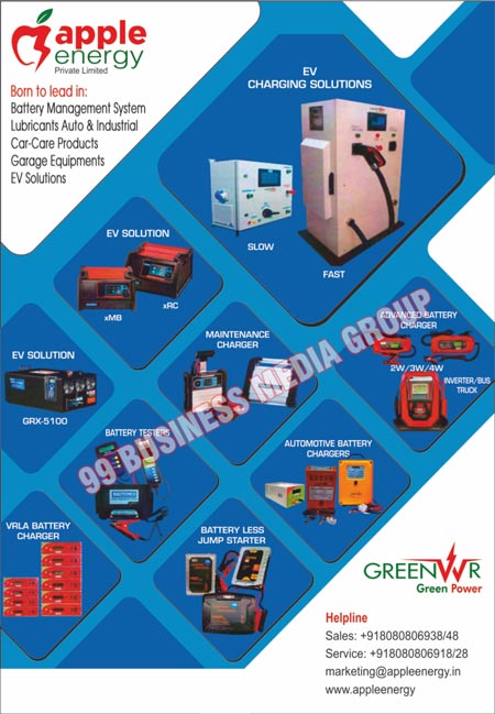 Battery Management System, Lubricant Auto, Car Care Products, Garage Equipments, EV Solutions, Ev Charging Solution, Maintenance Charger, Battery Testers, Vrla Battery Charger, Battery Less Jump Starters, Advanced Battery Chargers, Automotive Battery Chargers, Car Care Products, Inverter Battery Chargers, Truck Battery Chargers