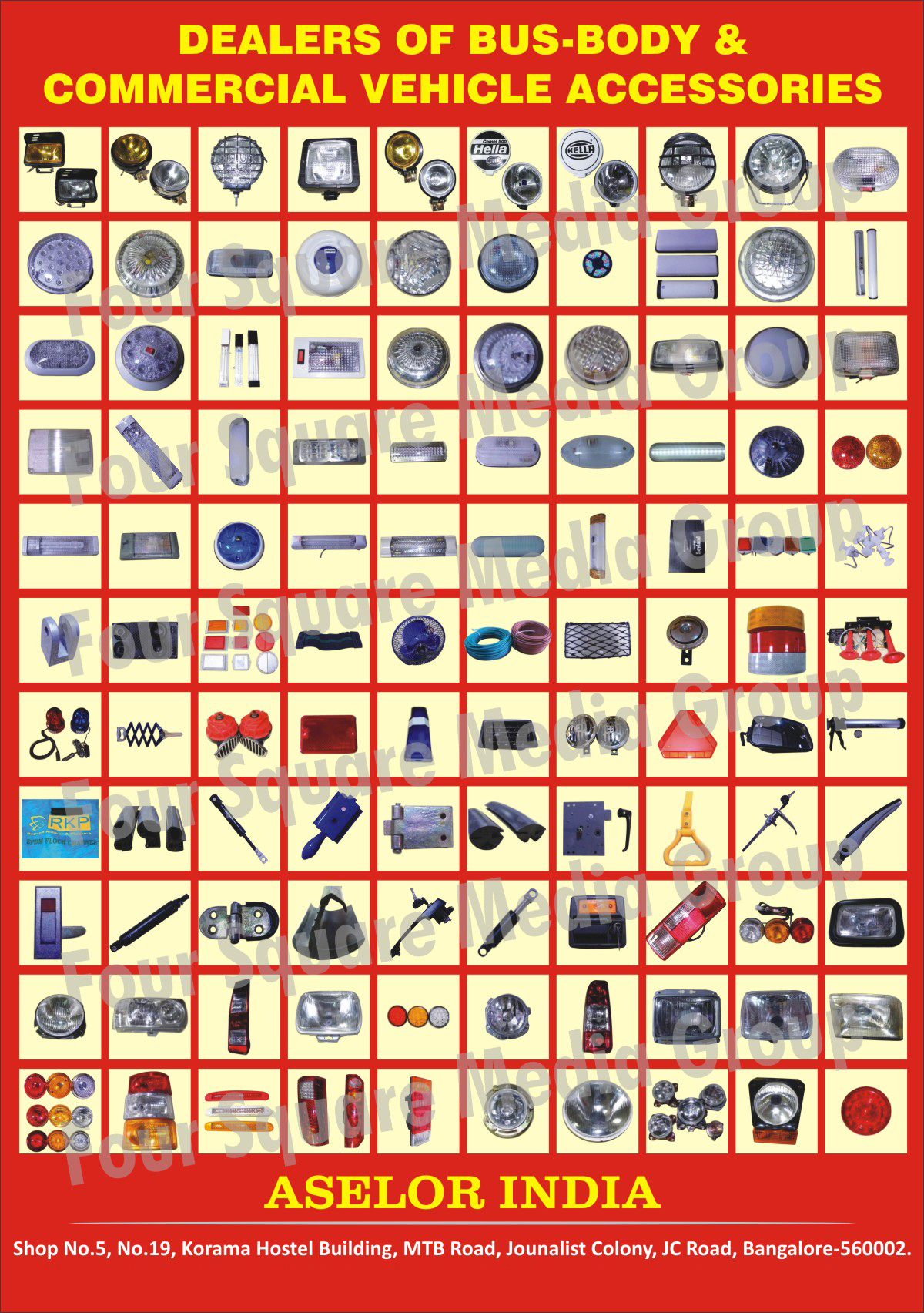 Automotive Accessories Bus Body Accessories Commercial Vehicle