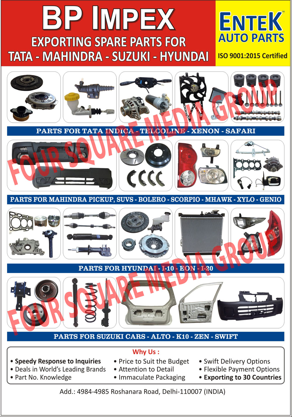 Four Wheeler Spare Parts Manufacturers In India Reviewmotors.co
