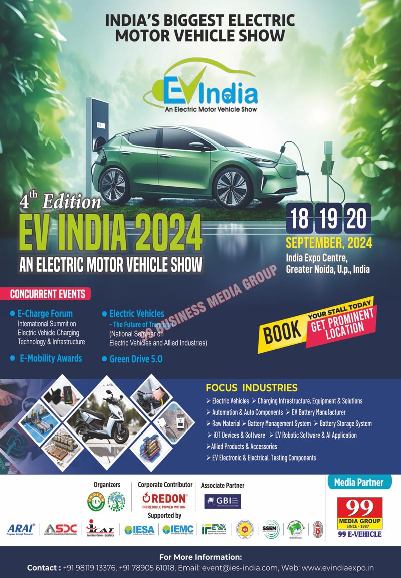 EV India Exhibitions EV India 2024, Manufacturers in Greater Noida