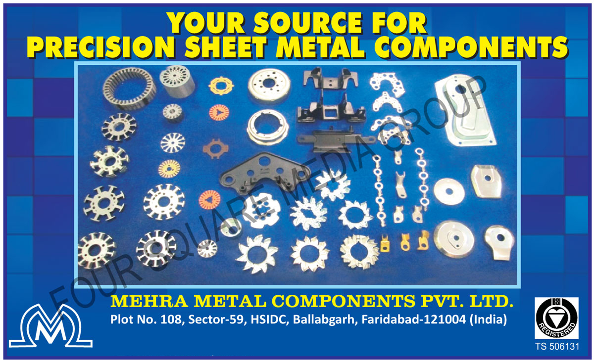 Precision Sheet Metal Components Mehra Metal Components Pvt. Ltd