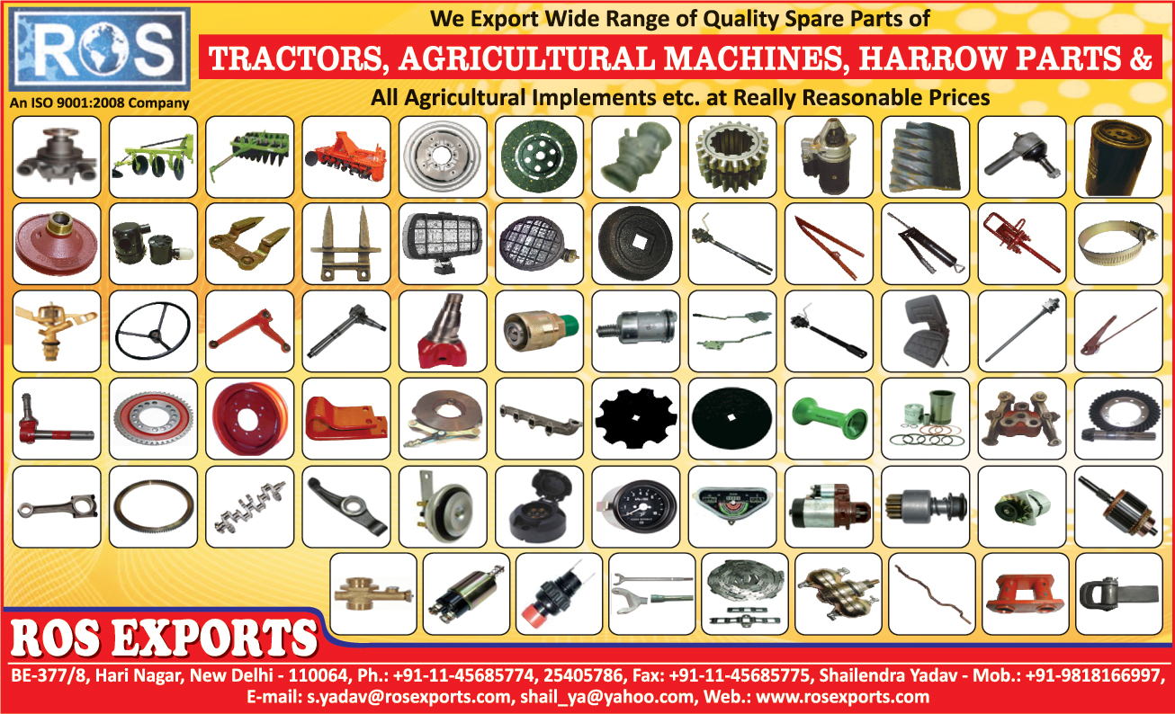 Agriculture Spare Parts Manufacturers Reviewmotors.co