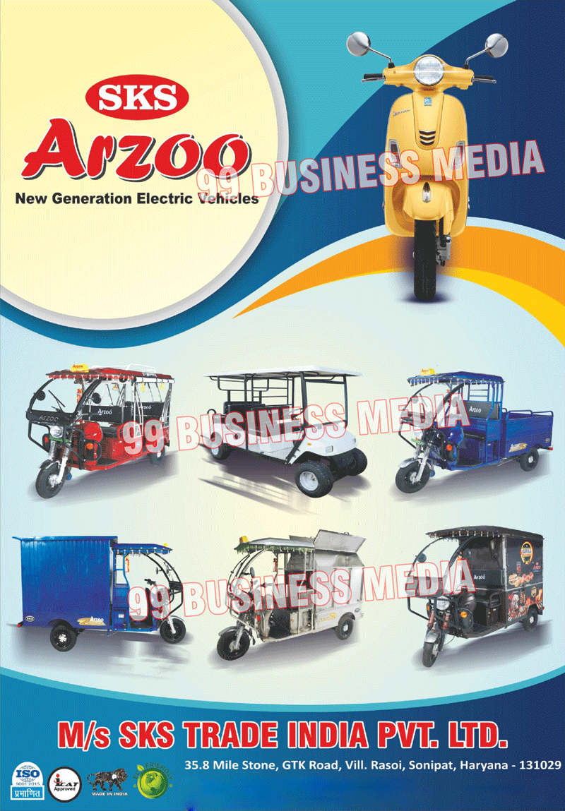 E Rickshaws, Electric Rickshaws, Battery Operated Rickshaws, E Loaders, E Carts, Electric Carts