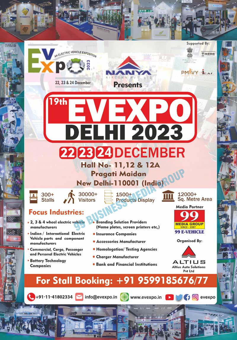  Ev Expo Delhi 2023, Manufacturers in Delhi